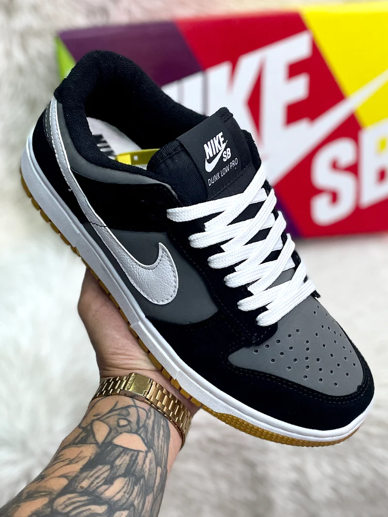 Nike Dunk Low Preto e Grafite