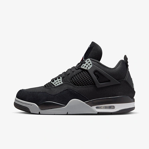 Air Jordan 4 Black Canvas